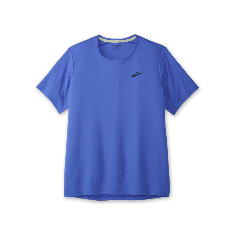 Brooks Atmosphere Short Sleeve Running Shirt - Men's - Bluetiful (45831-NYAZ)